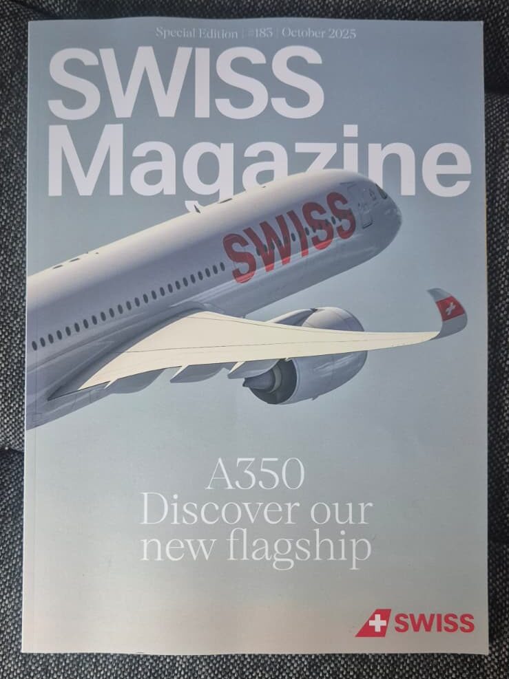 Swiss A350 Bordmagazin