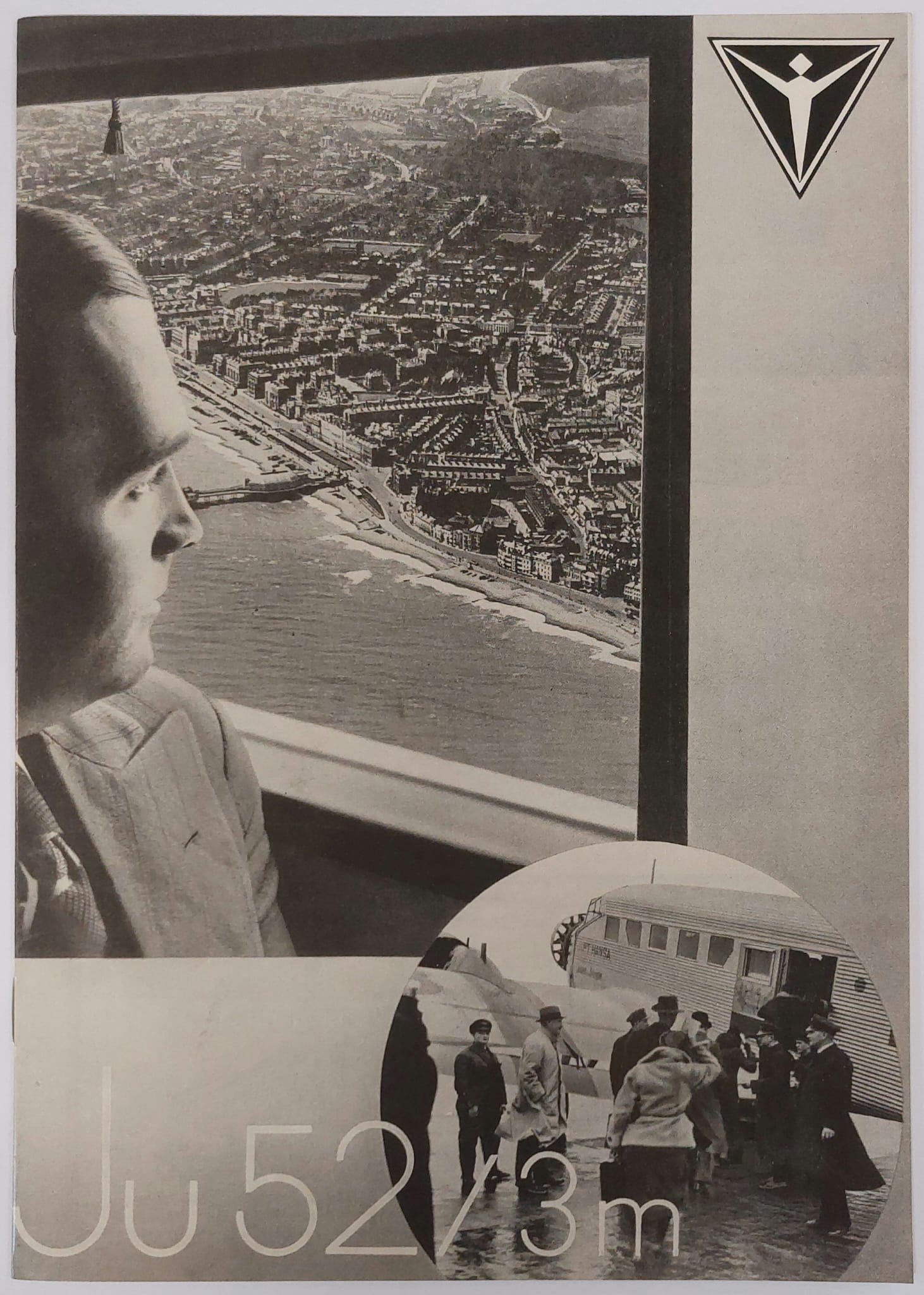 Broschüre JU-52, Deutscher Text, 8 Seiten