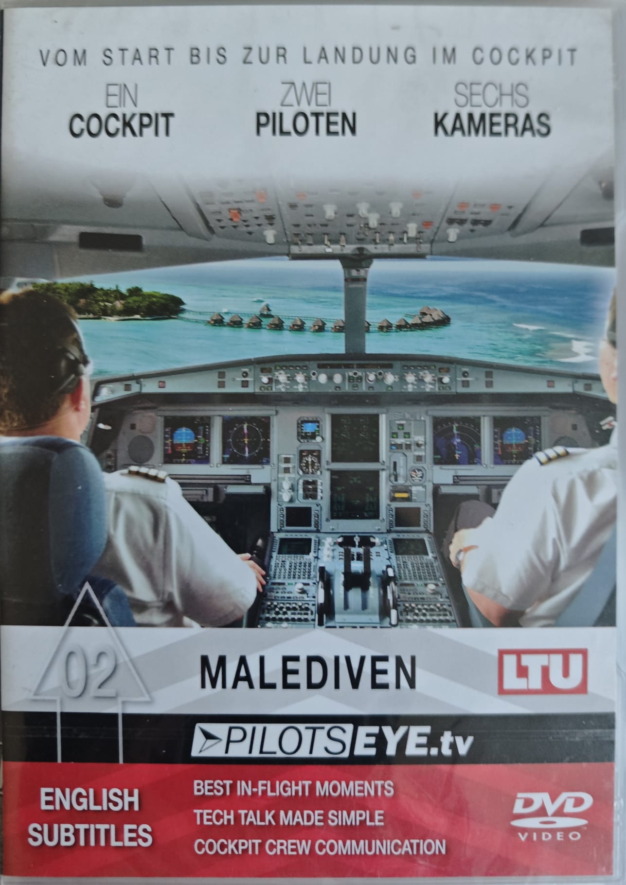 PilotsEYE.tv | MALEDIVEN | Cockpitmitflug A330 | LTU | "Nine hours to paradise"