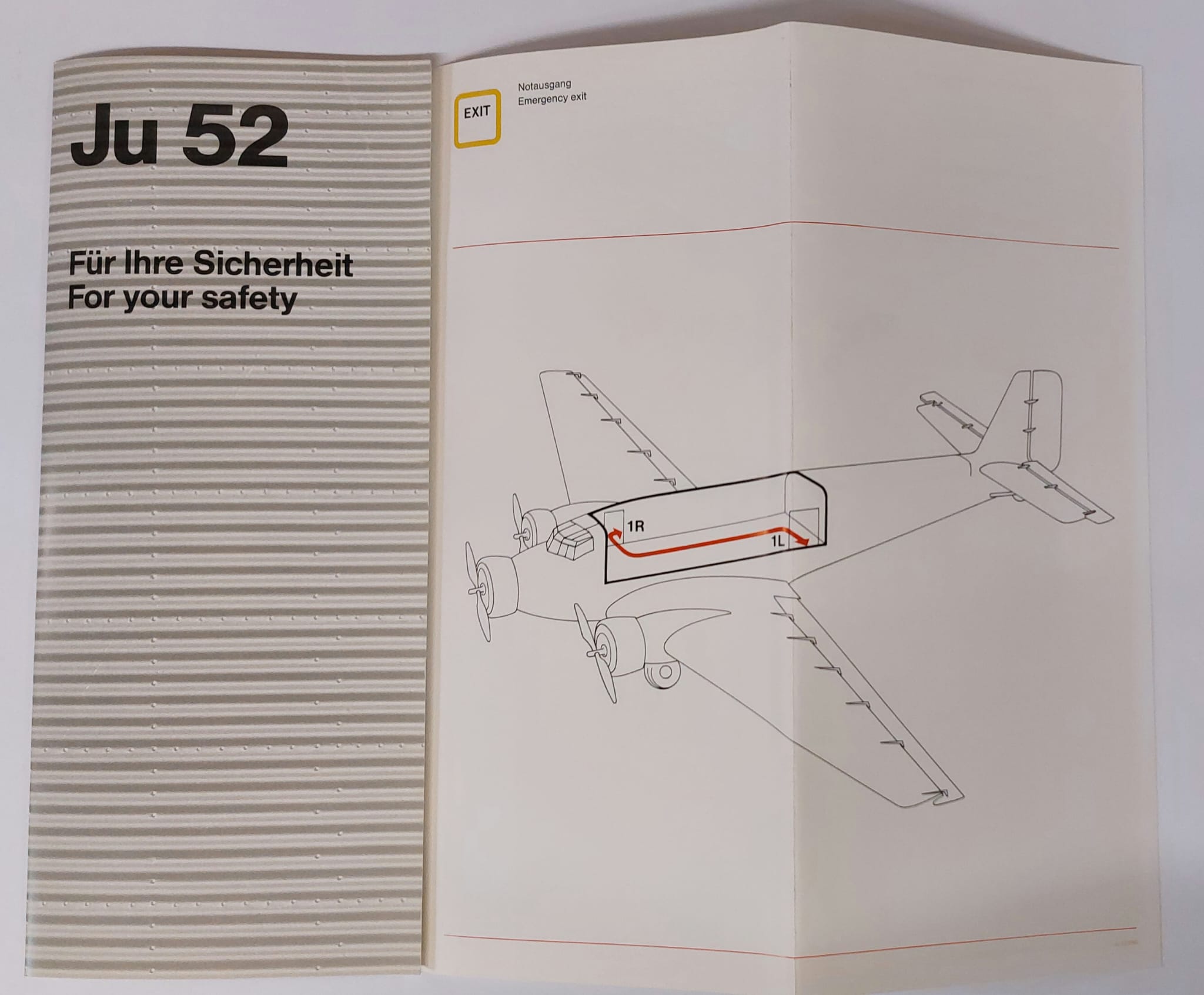 JU-52 Safety Card